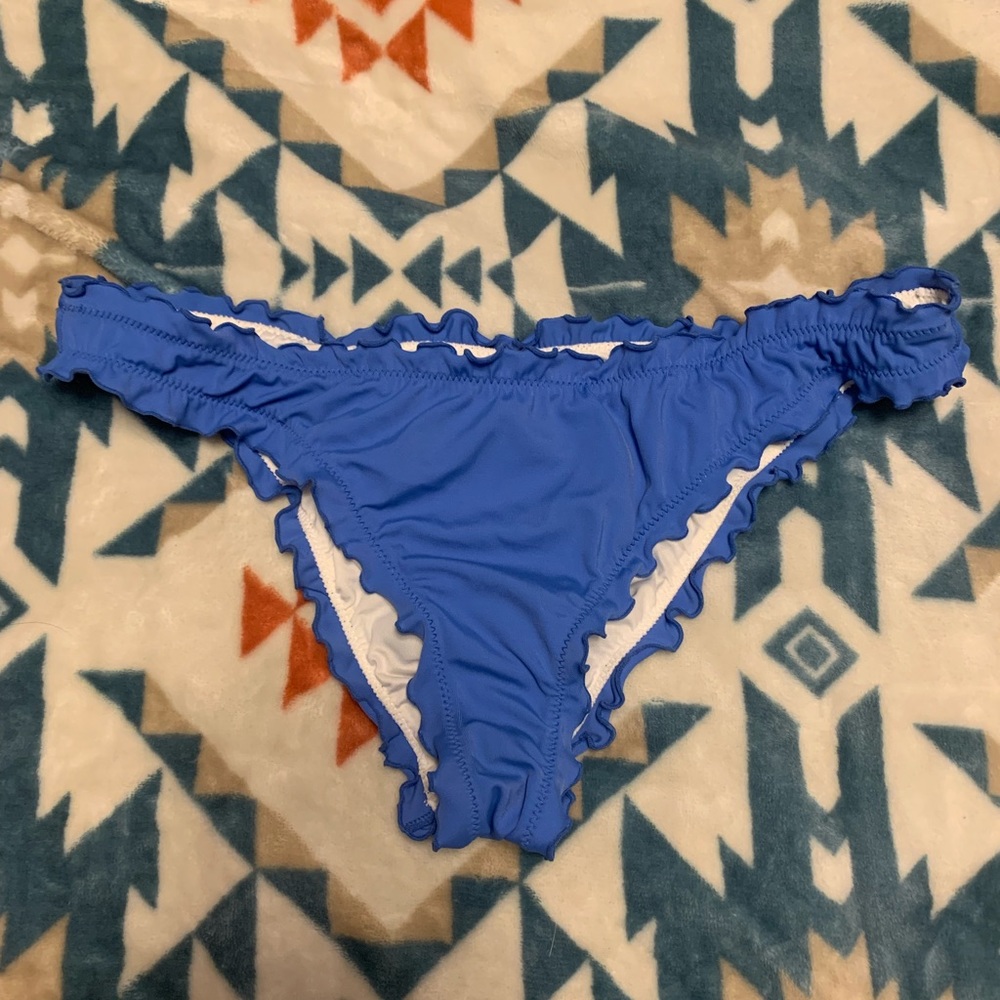 Blue bikini bottoms